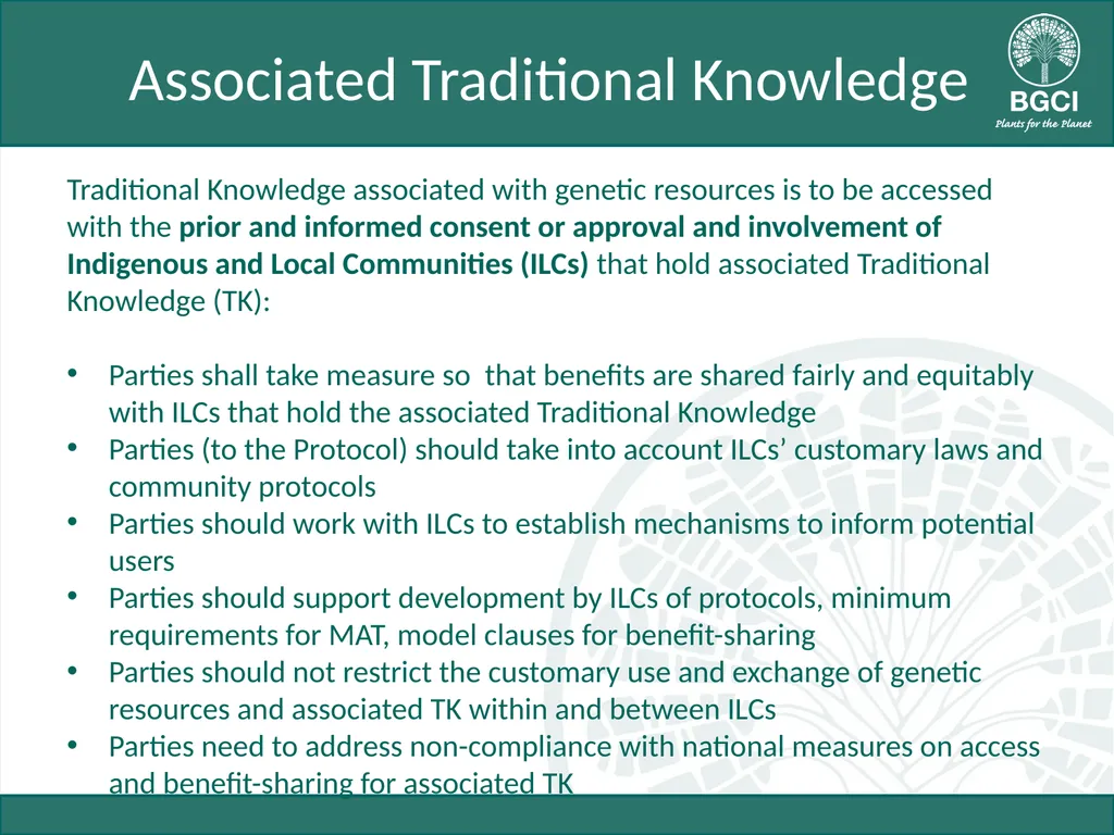 Module 3: Key Articles of the Nagoya Protocol on - slide 14 of 19