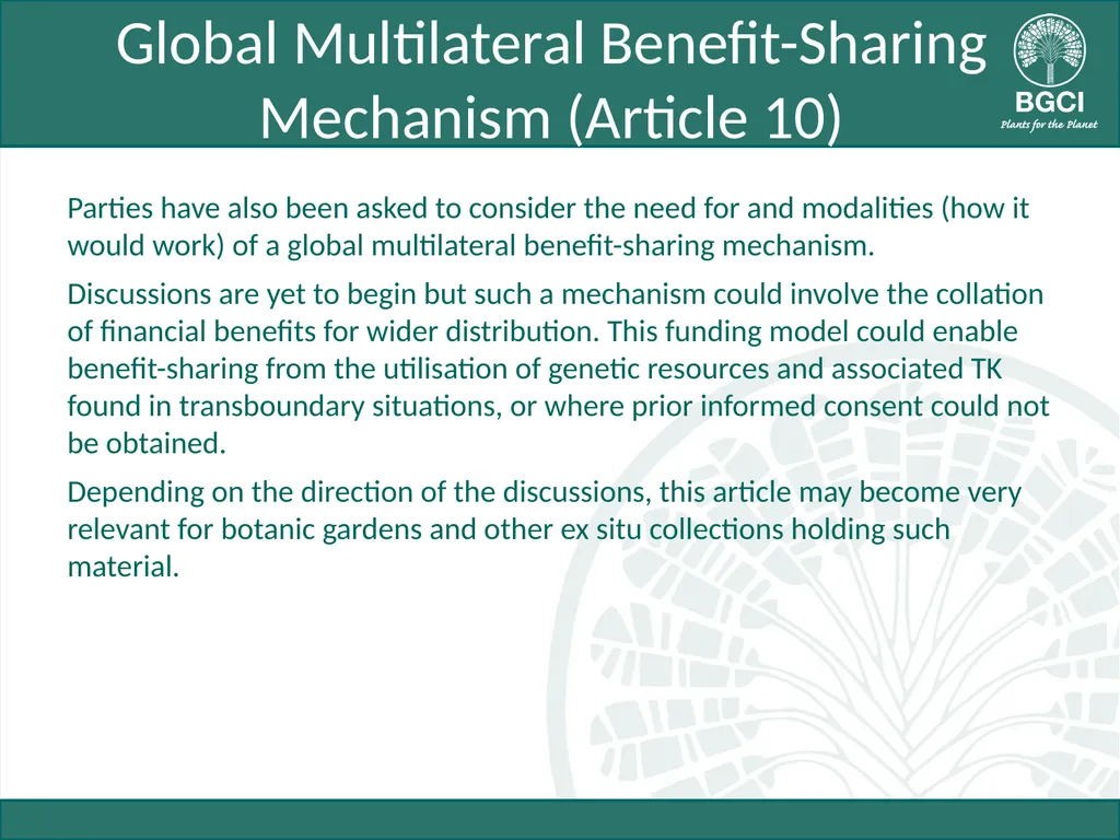 Module 3: Key Articles of the Nagoya Protocol on - slide 11 of 19
