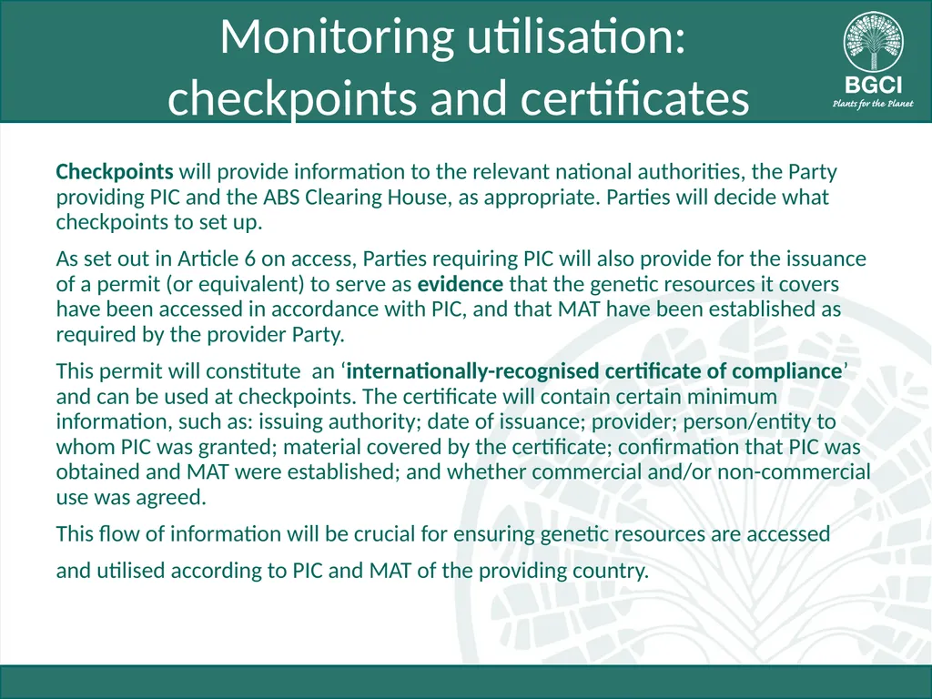 Module 3: Key Articles of the Nagoya Protocol on - slide 13 of 19