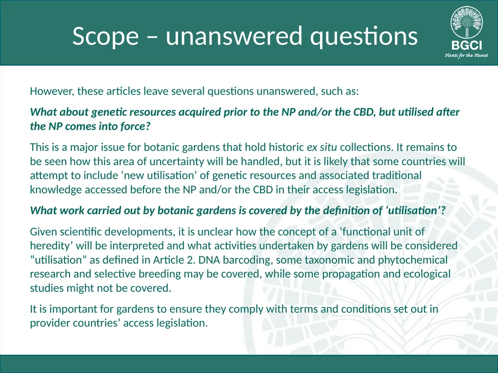 Module 3: Key Articles of the Nagoya Protocol on - slide 7 of 19