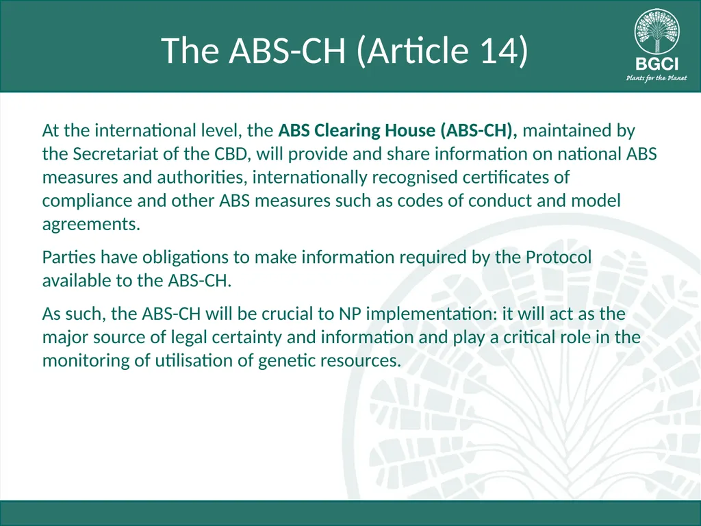 Module 3: Key Articles of the Nagoya Protocol on - slide 17 of 19