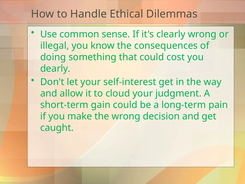 Got Ethics? Using IR’s Code of Ethics to Navigate - slide 6 of 24