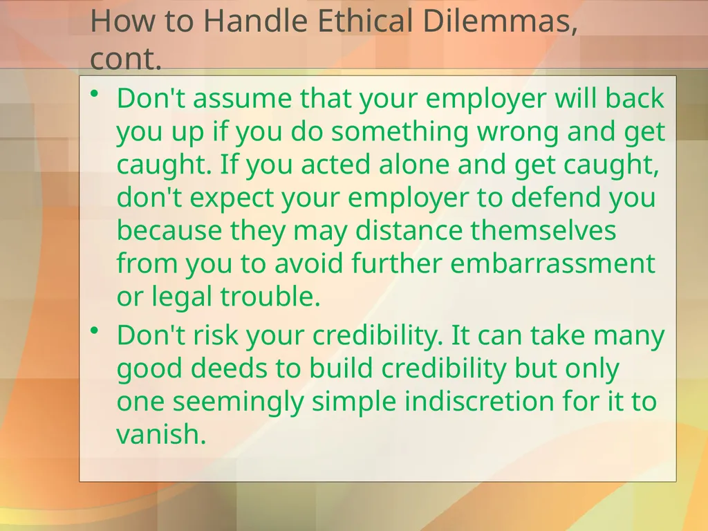 Got Ethics? Using IR’s Code of Ethics to Navigate - slide 7 of 24