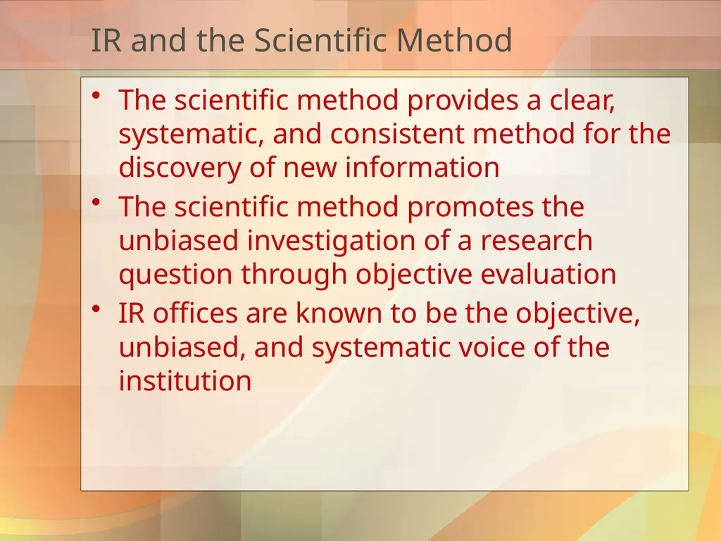 Got Ethics? Using IR’s Code of Ethics to Navigate - slide 3 of 24