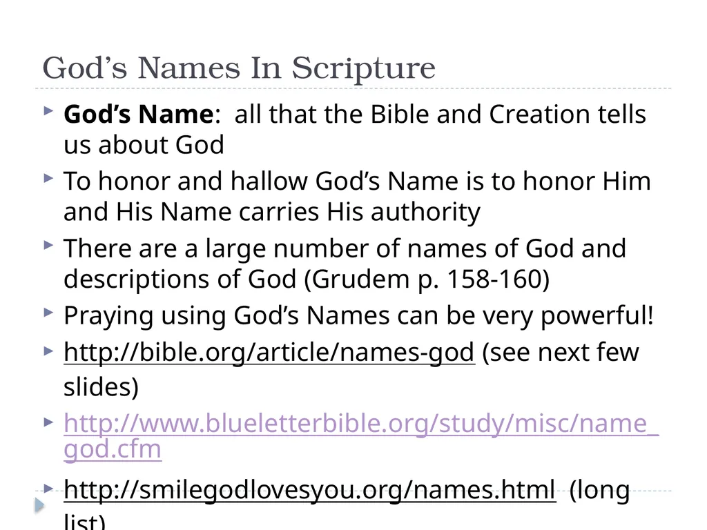 Systematic Theology Lecture 3: The Attributes of - slide 14 of 24