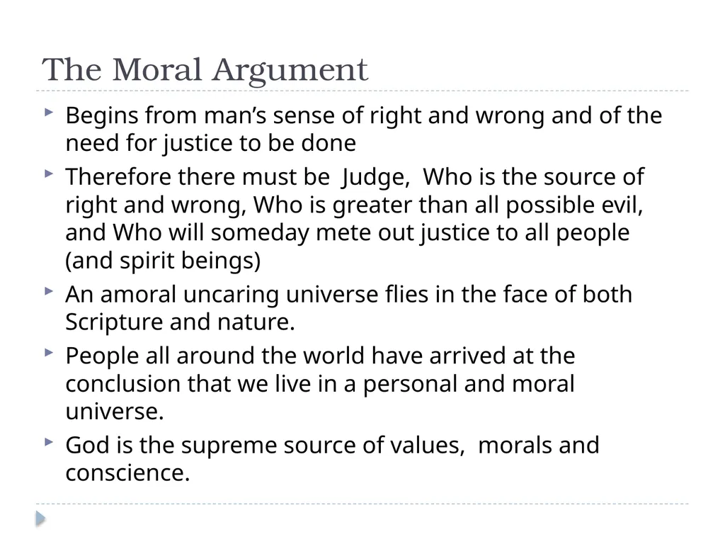 Systematic Theology Lecture 3: The Attributes of - slide 7 of 24