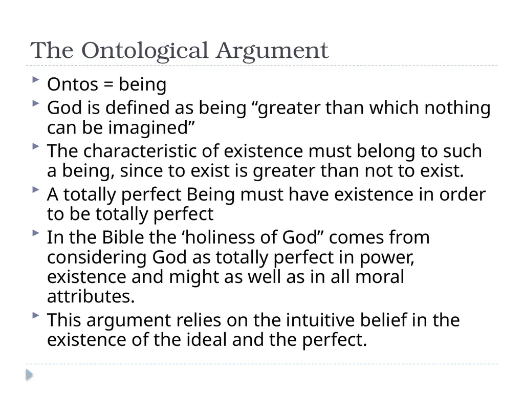 Systematic Theology Lecture 3: The Attributes of - slide 6 of 24