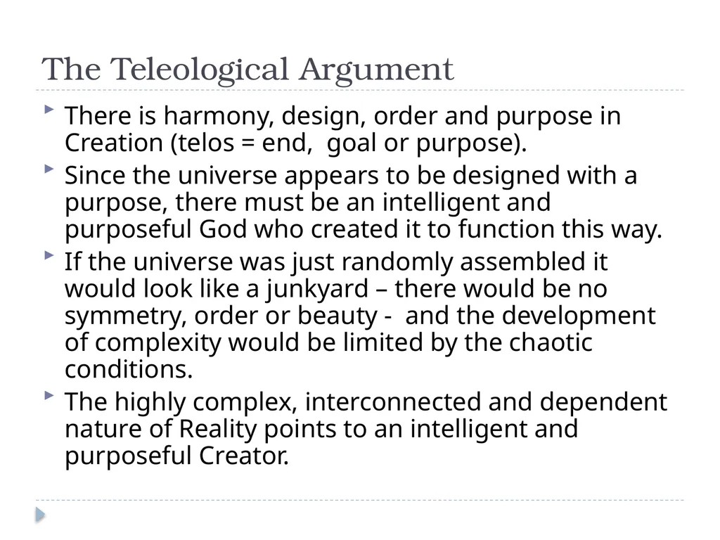 Systematic Theology Lecture 3: The Attributes of - slide 5 of 24