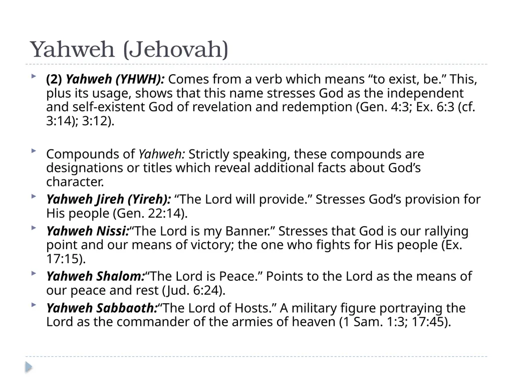 Systematic Theology Lecture 3: The Attributes of - slide 18 of 24