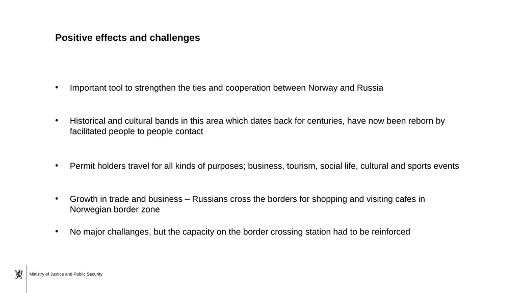 Senior Advisor Vibeke Selmer from the Norwegian - slide 9 of 11