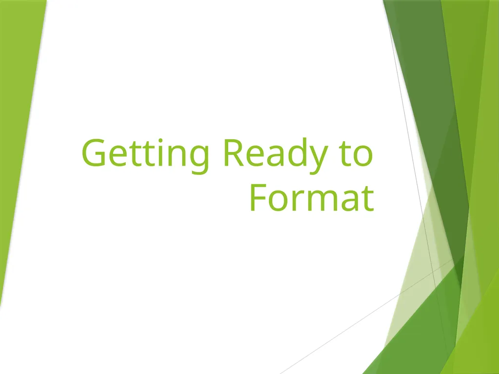 Formatting the Preliminary Pages of Your Thesis, - slide 6 of 23