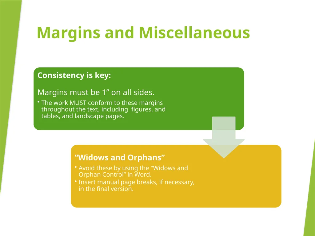 Formatting the Preliminary Pages of Your Thesis, - slide 8 of 23