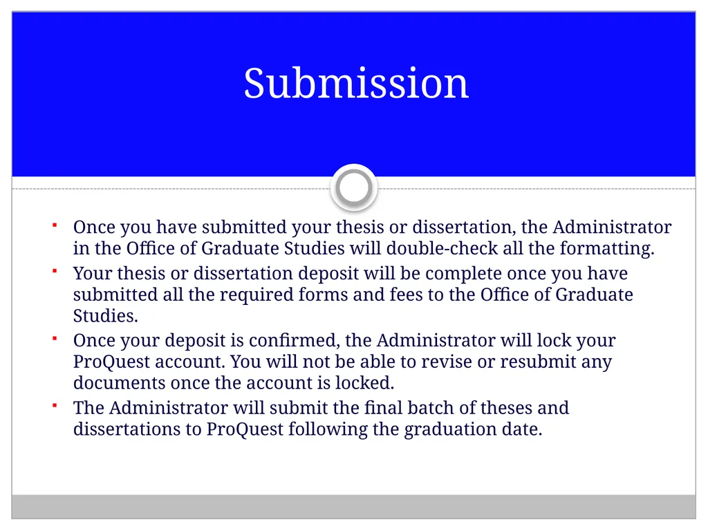 Electronic Theses/Dissertation (ETD) Submissions - slide 16 of 16