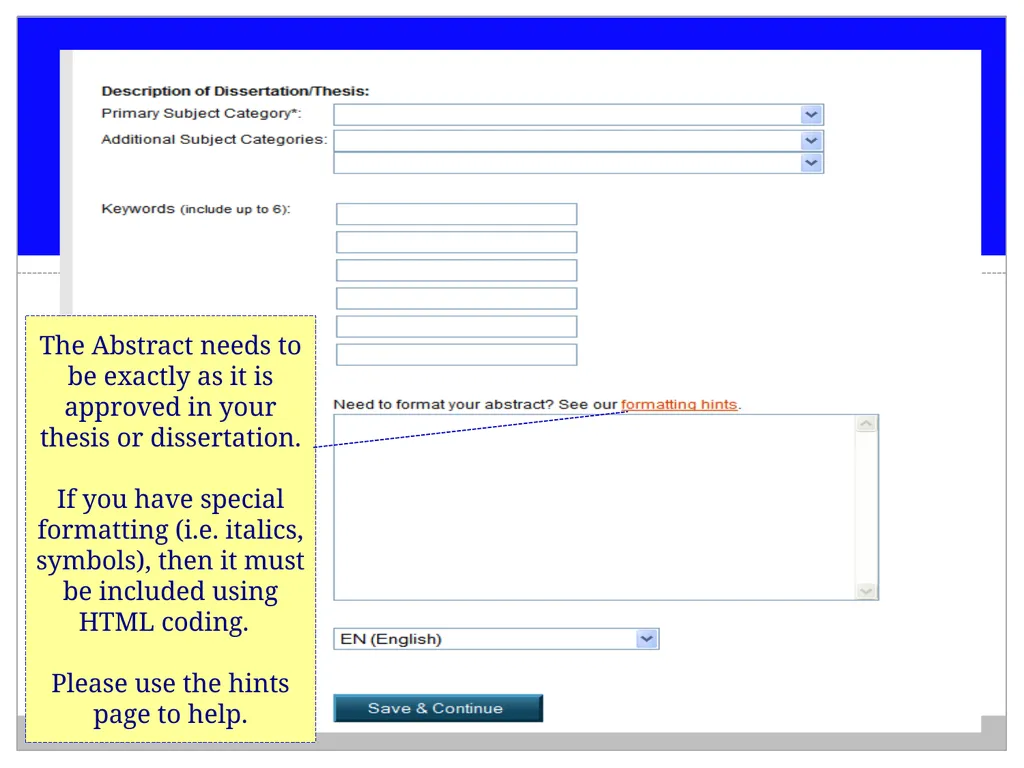 Electronic Theses/Dissertation (ETD) Submissions - slide 11 of 16
