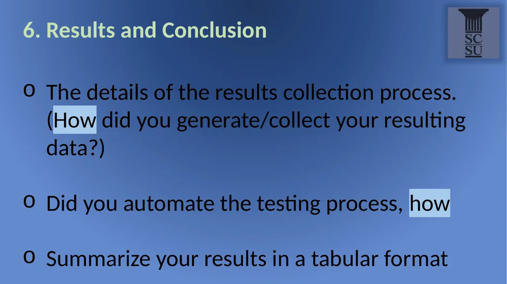 Computer Science Department Title: Thesis Template - slide 21 of 28