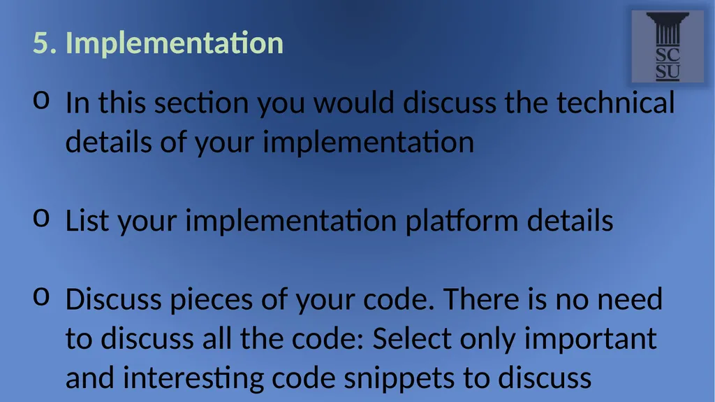 Computer Science Department Title: Thesis Template - slide 17 of 28