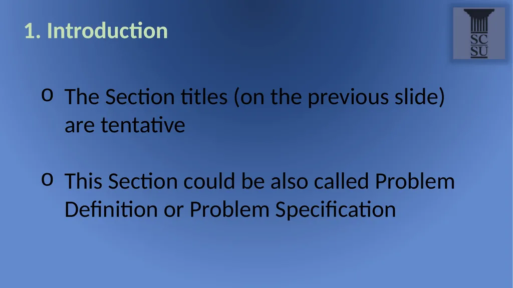 Computer Science Department Title: Thesis Template - slide 4 of 28