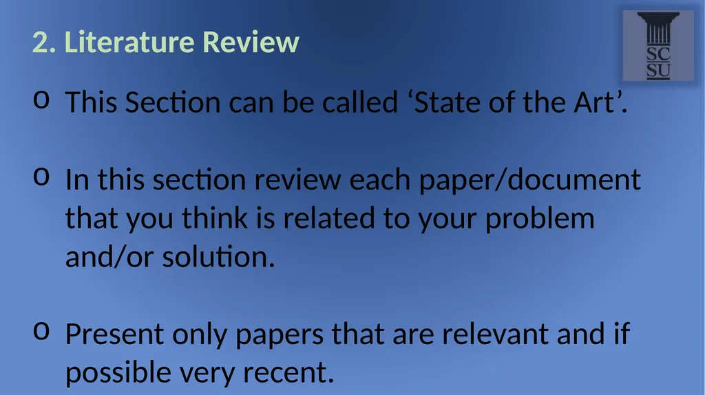 Computer Science Department Title: Thesis Template - slide 9 of 28