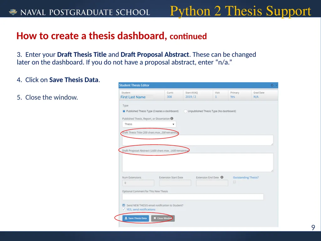 Python 2 Thesis Support All Users: How to Add a - slide 10 of 12