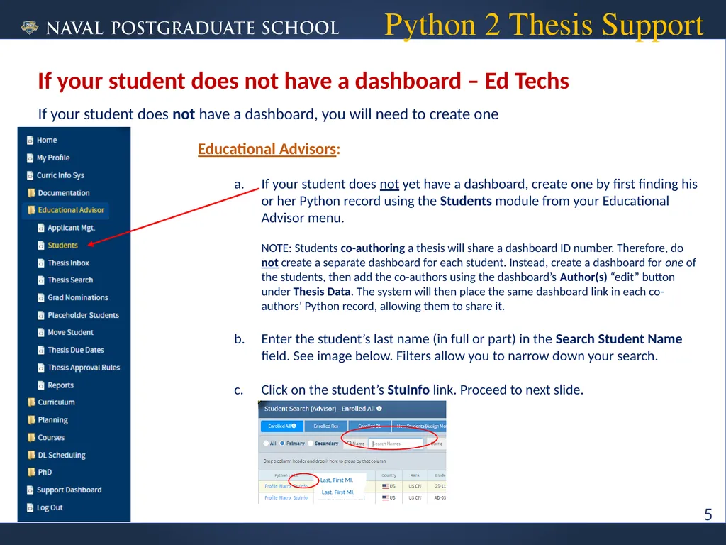 Python 2 Thesis Support All Users: How to Add a - slide 6 of 12