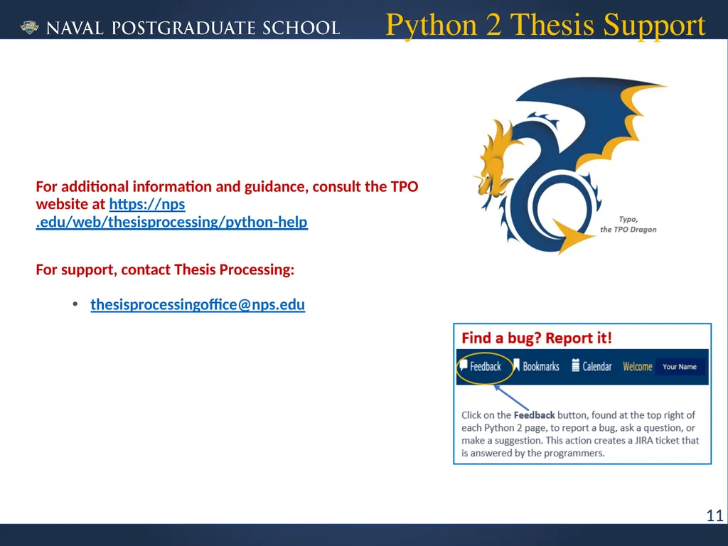 Python 2 Thesis Support All Users: How to Add a - slide 12 of 12