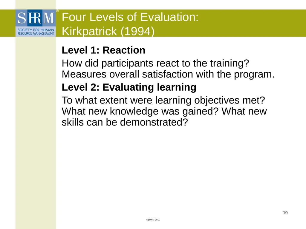 Southwood School: A Case Study in Training and - slide 19 of 23