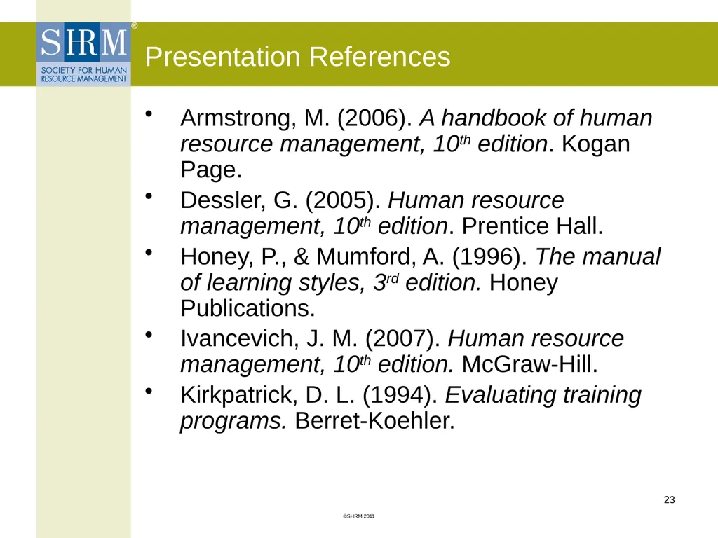 Southwood School: A Case Study in Training and - slide 23 of 23