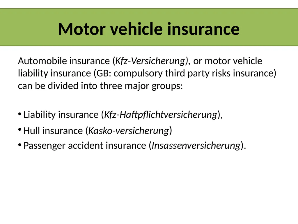 INSIGHTS INTO THE AUSTRIAN INSURANCE INDUSTRY - slide 21 of 30