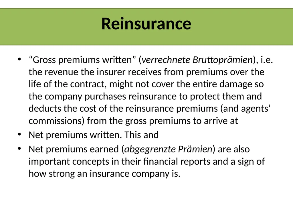 INSIGHTS INTO THE AUSTRIAN INSURANCE INDUSTRY - slide 29 of 30