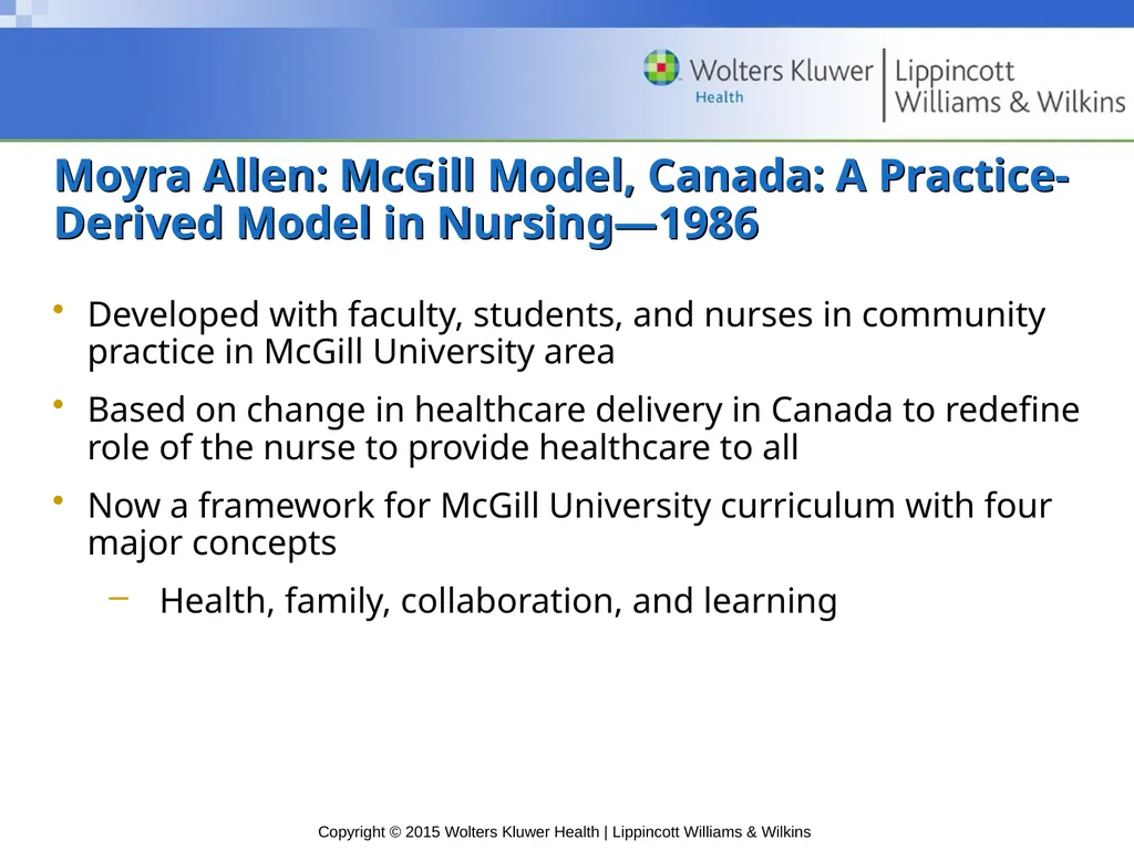 Chapter 7 Nursing Theory Introduction First nurse - slide 27 of 32