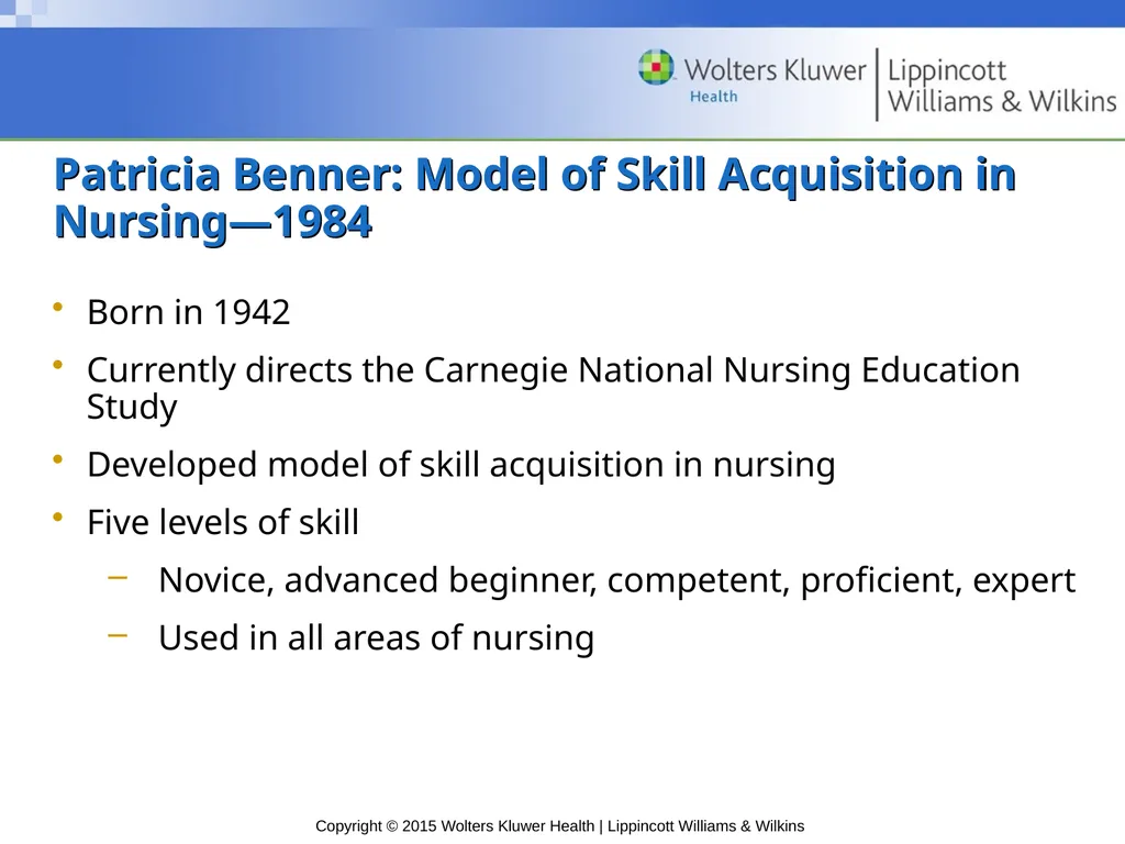 Chapter 7 Nursing Theory Introduction First nurse - slide 25 of 32