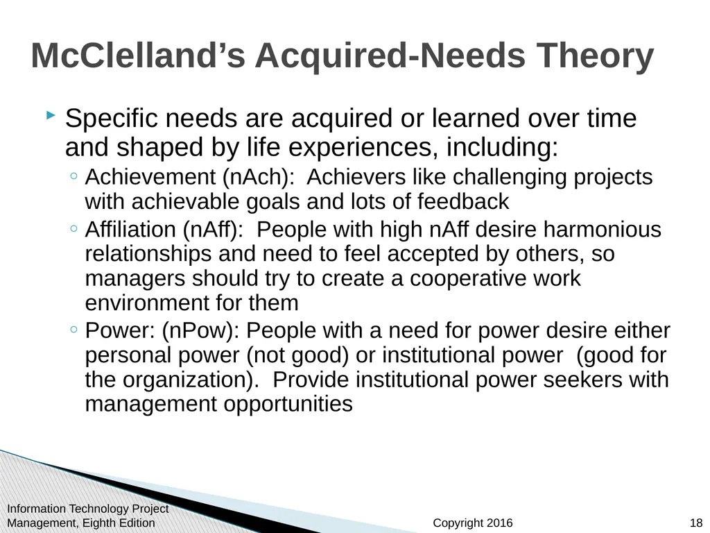 Chapter 9: Project Human Resource Management - slide 18 of 64