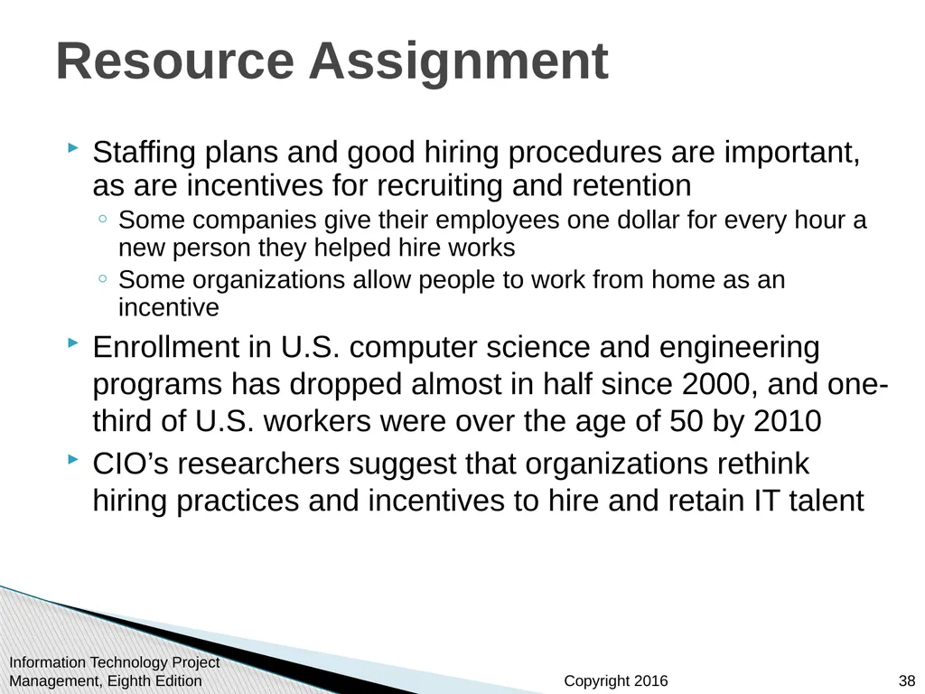 Chapter 9: Project Human Resource Management - slide 38 of 64