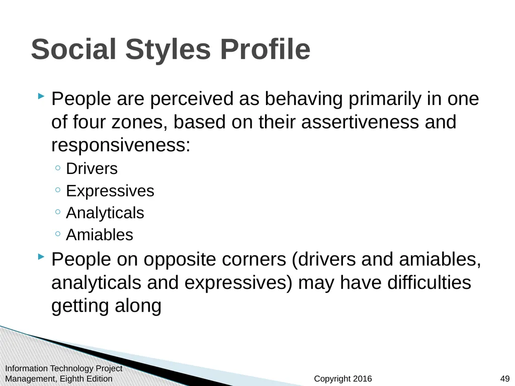 Chapter 9: Project Human Resource Management - slide 49 of 64
