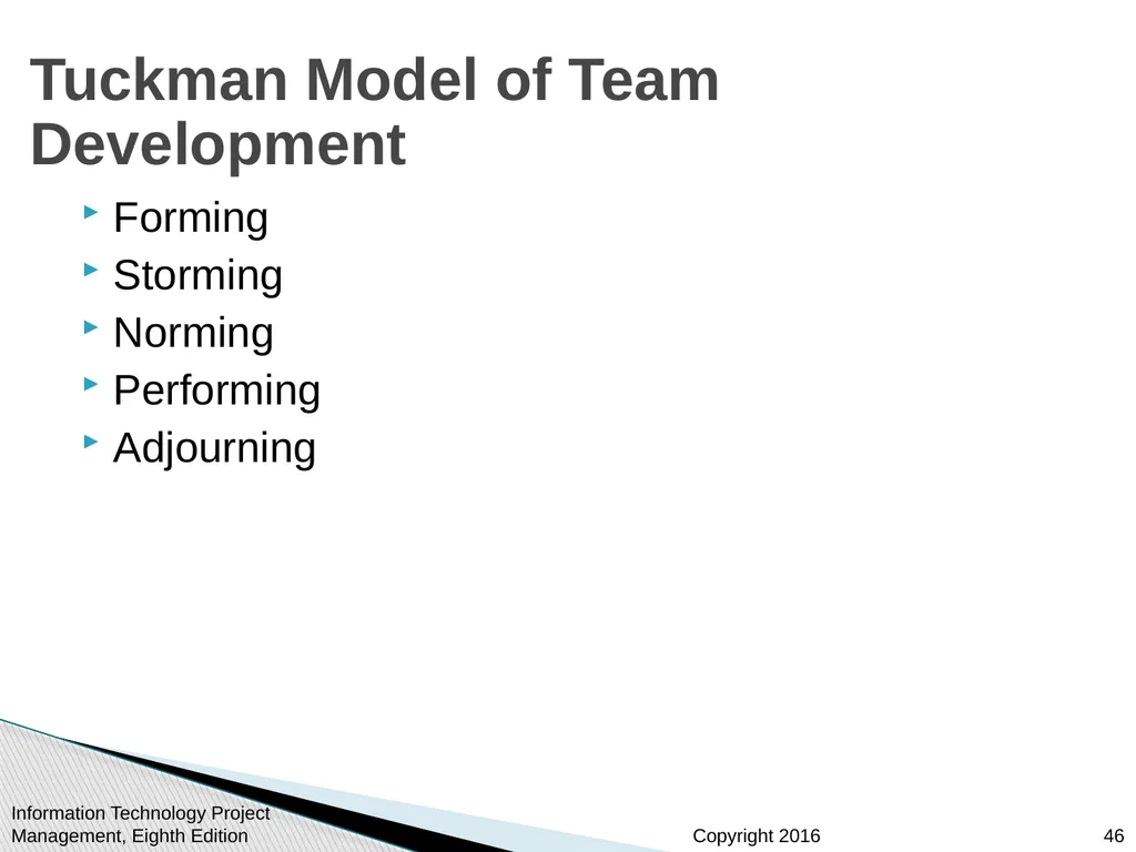 Chapter 9: Project Human Resource Management - slide 46 of 64