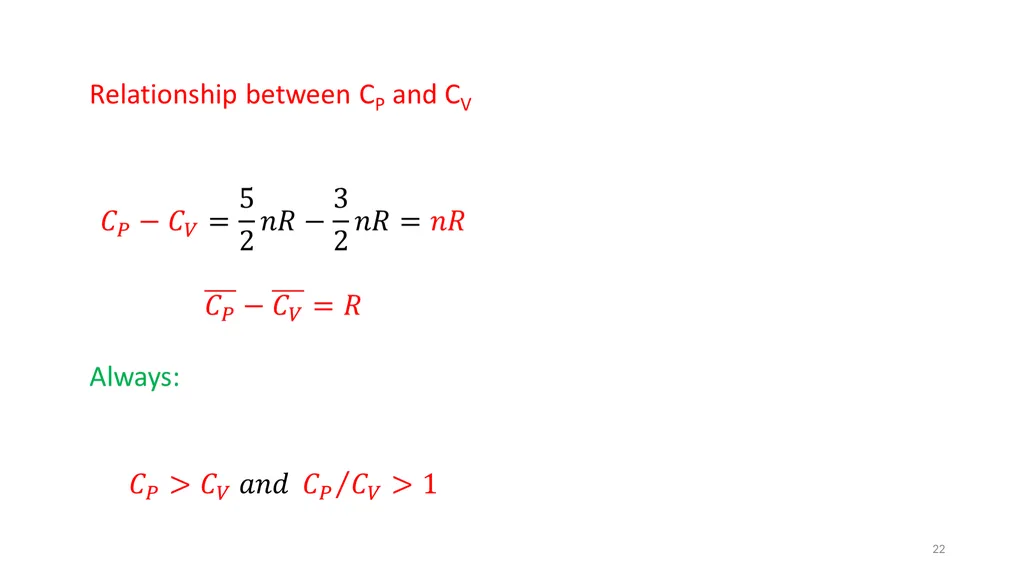 Chapter 3 Internal Energy, Heat and First Law of - slide 22 of 66