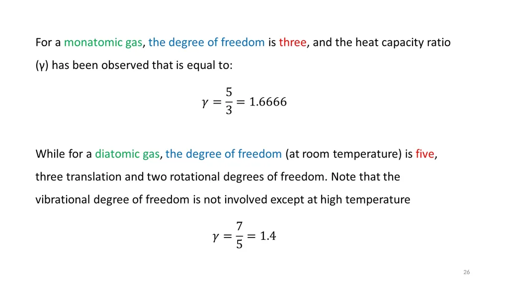 Chapter 3 Internal Energy, Heat and First Law of - slide 26 of 66