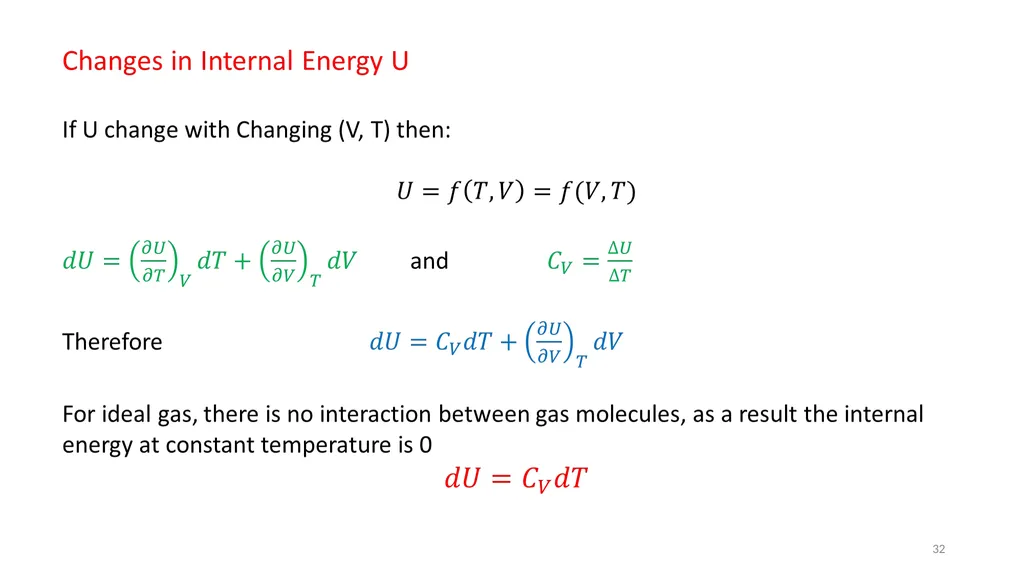 Chapter 3 Internal Energy, Heat and First Law of - slide 32 of 66