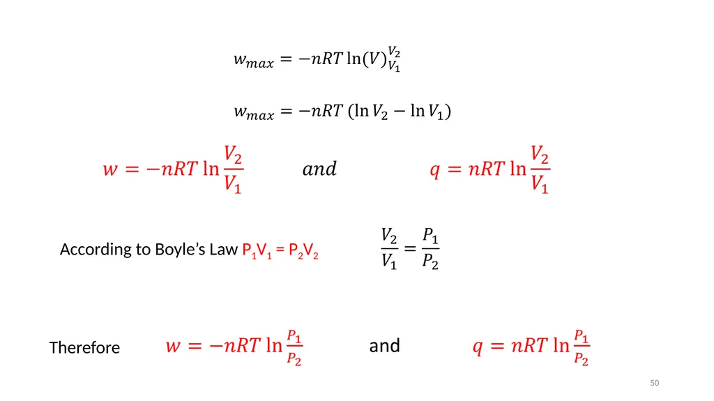 Chapter 3 Internal Energy, Heat and First Law of - slide 50 of 66