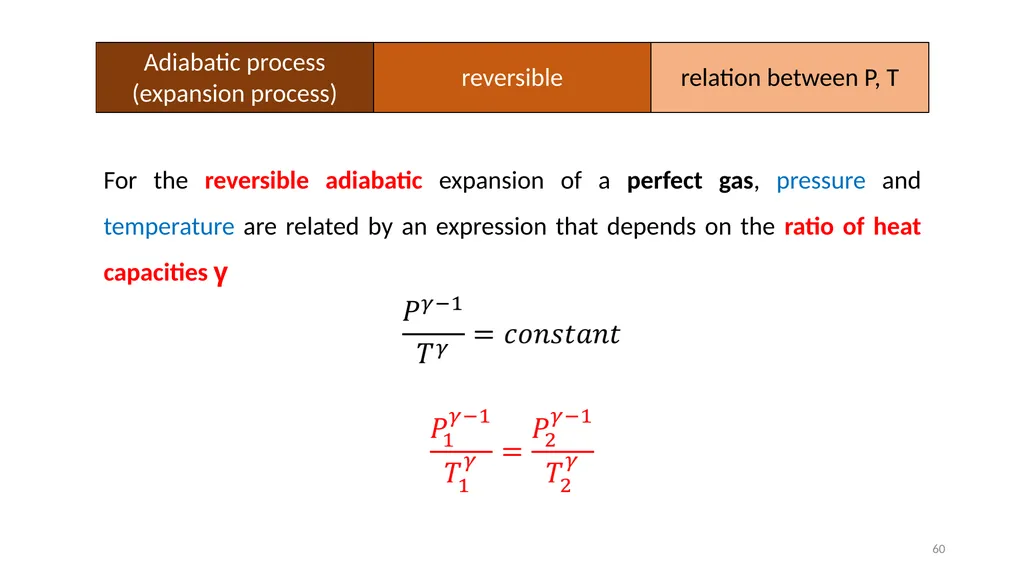 Chapter 3 Internal Energy, Heat and First Law of - slide 60 of 66