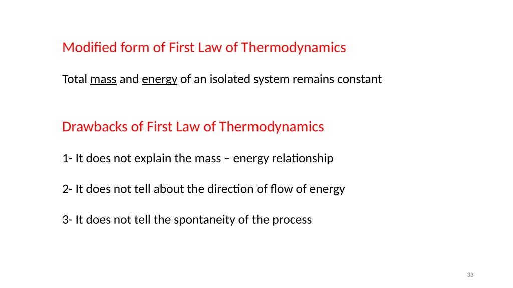 Chapter 3 Internal Energy, Heat and First Law of - slide 33 of 66
