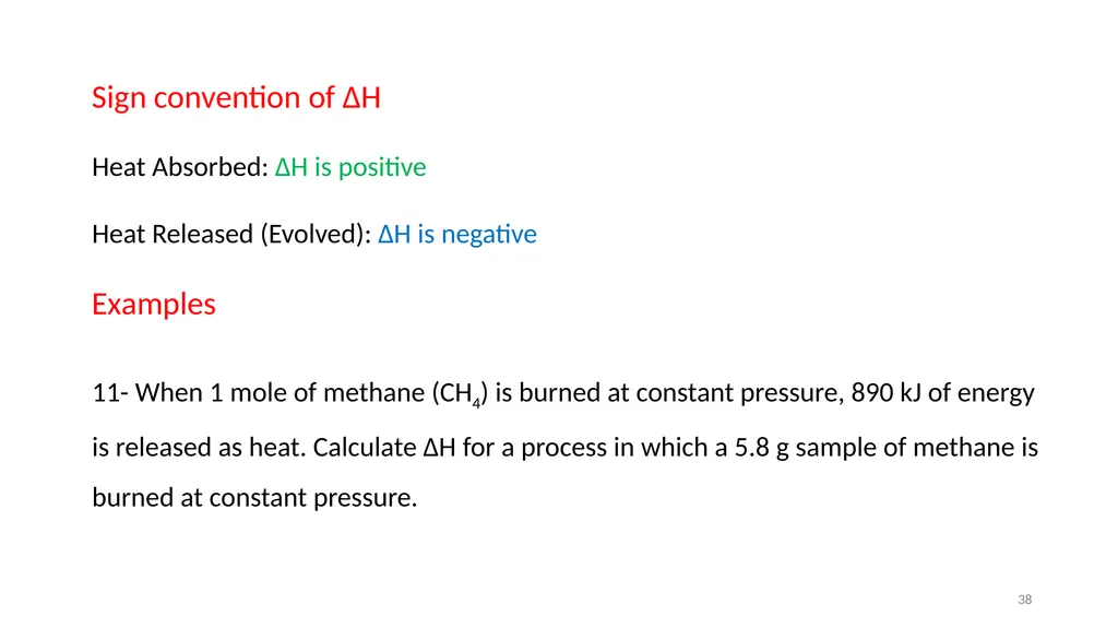 Chapter 3 Internal Energy, Heat and First Law of - slide 38 of 66