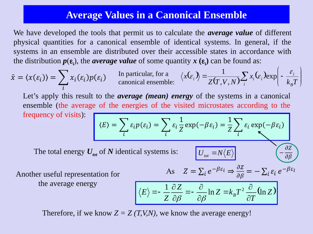 Chapter 6: Boltzmann Statistics Curtesy of M. - slide 13 of 18