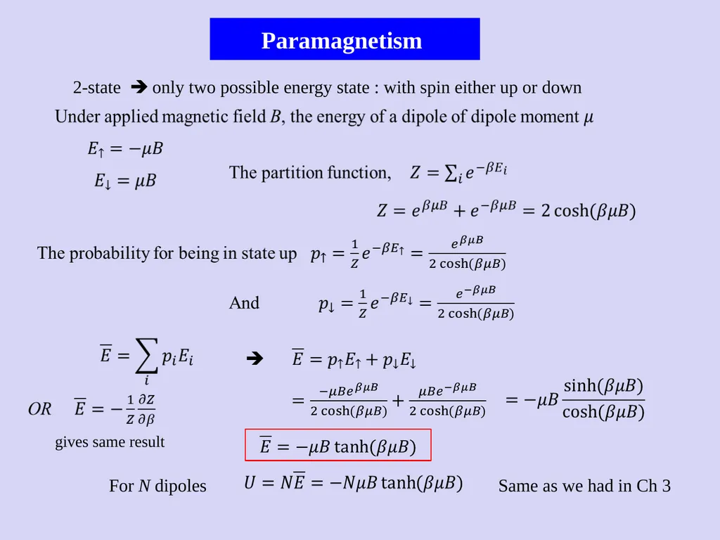 Chapter 6: Boltzmann Statistics Curtesy of M. - slide 16 of 18