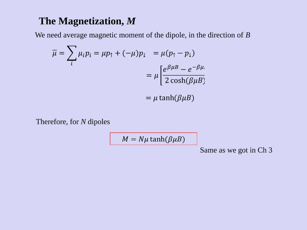 Chapter 6: Boltzmann Statistics Curtesy of M. - slide 17 of 18