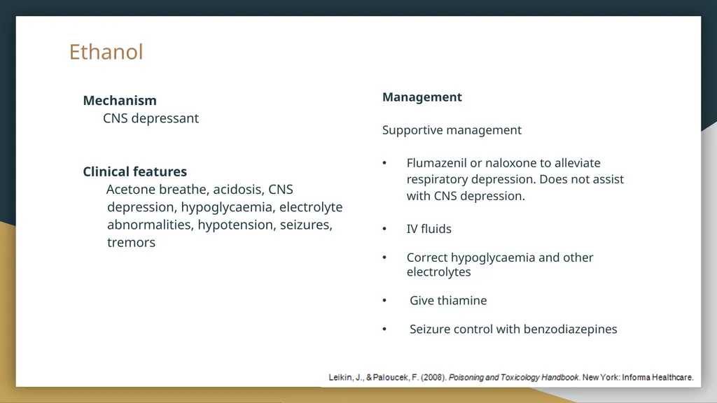 OVERDOSE AND POISONING Karishma Domah Simon Brooks - slide 20 of 25