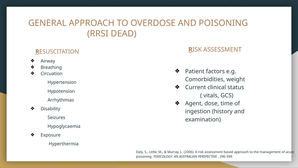 OVERDOSE AND POISONING Karishma Domah Simon Brooks - slide 4 of 25