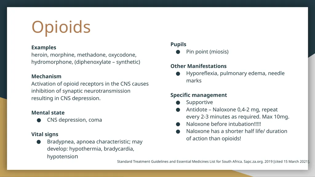 OVERDOSE AND POISONING Karishma Domah Simon Brooks - slide 16 of 25