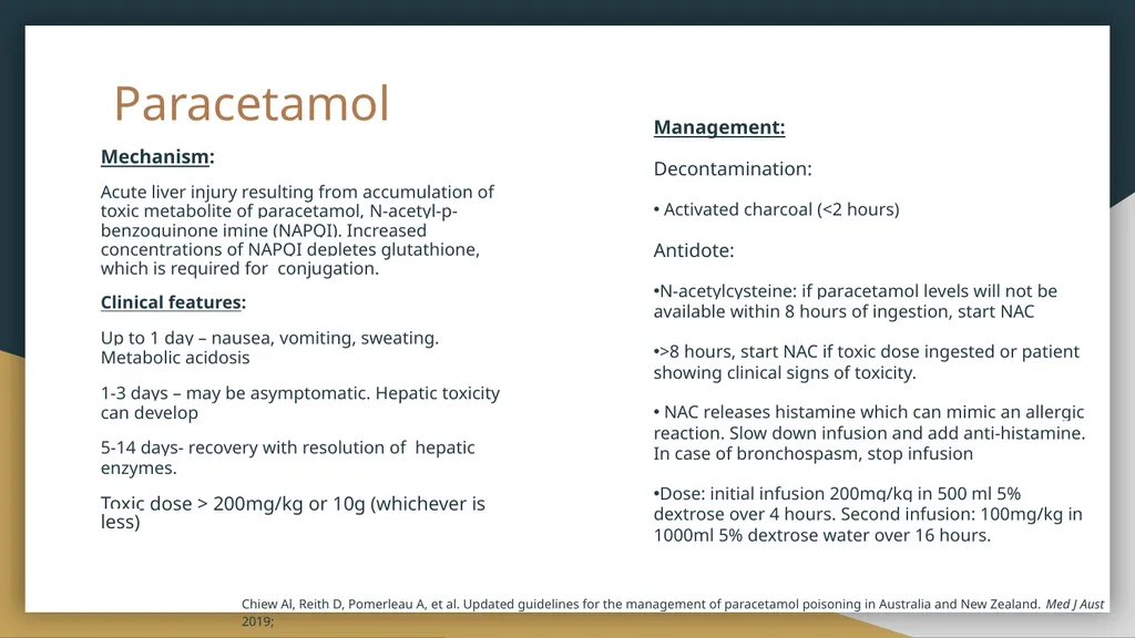 OVERDOSE AND POISONING Karishma Domah Simon Brooks - slide 10 of 25