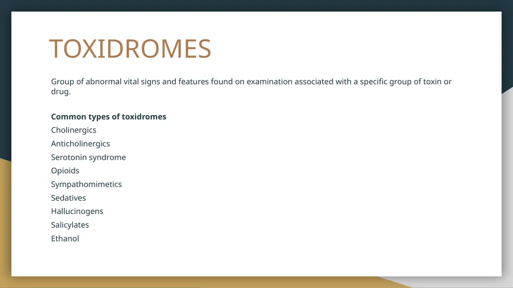 OVERDOSE AND POISONING Karishma Domah Simon Brooks - slide 9 of 25